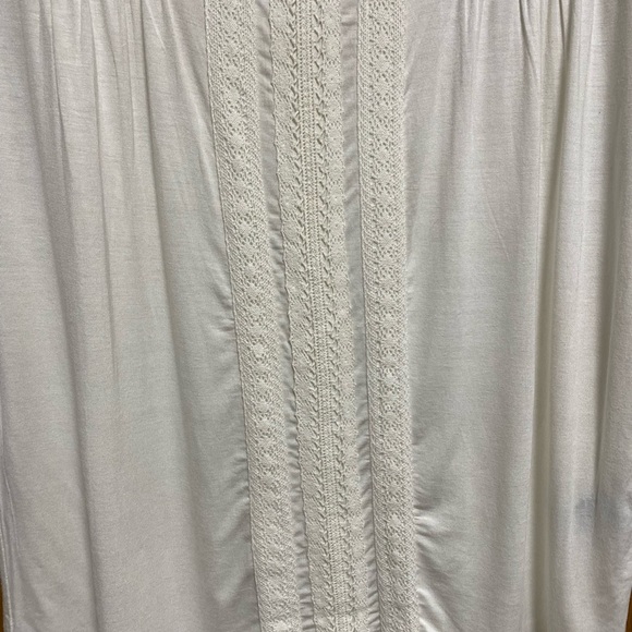 Rock & Roll Cowgirl Cream Lace TEE - SIZE L - EUC - Picture 4 of 9